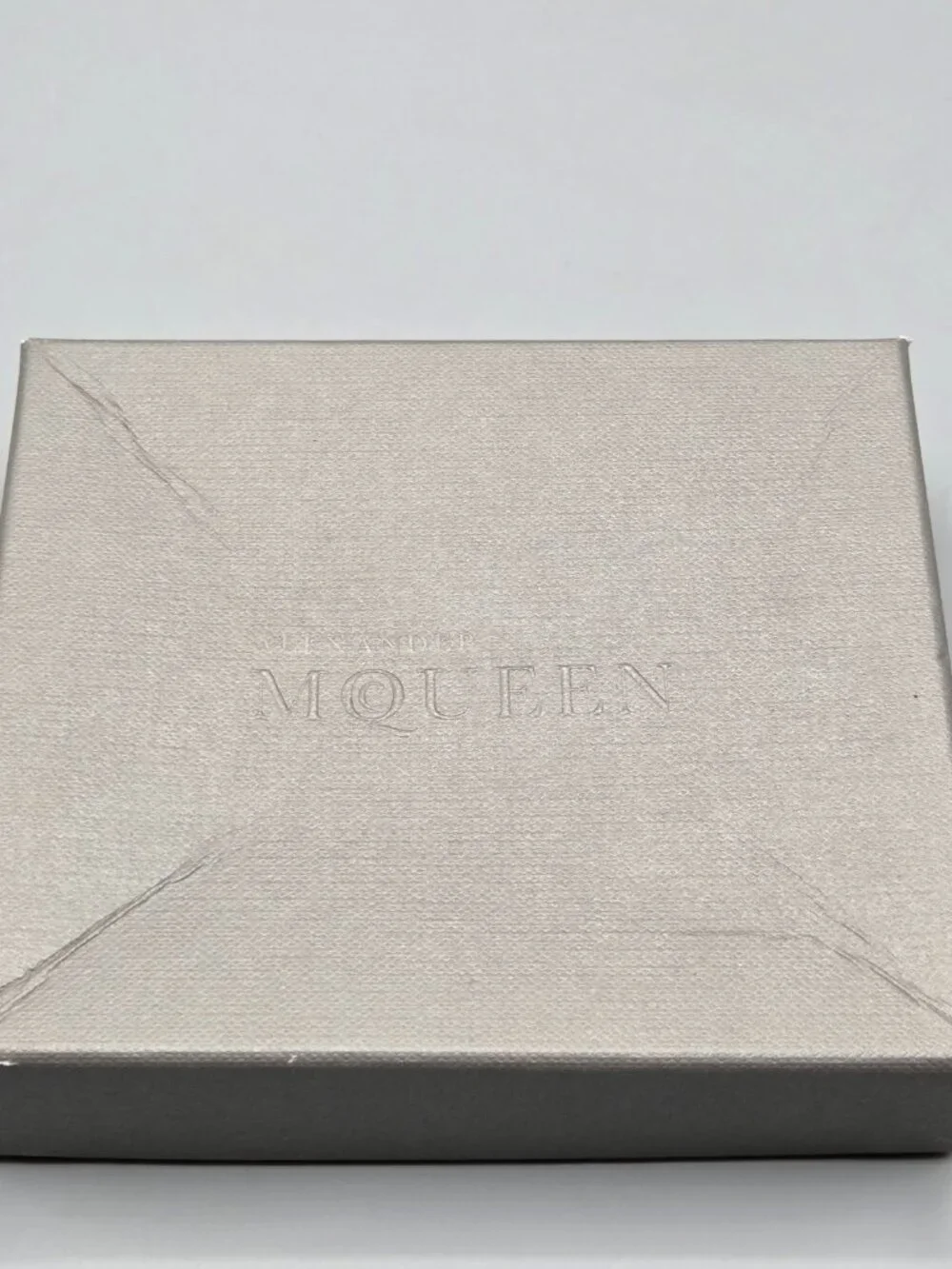 Alexander McQueen Dual Skull Gold Ton Bangle Bracelet Crystal Eyes NEW NWT - Picture 14 of 15